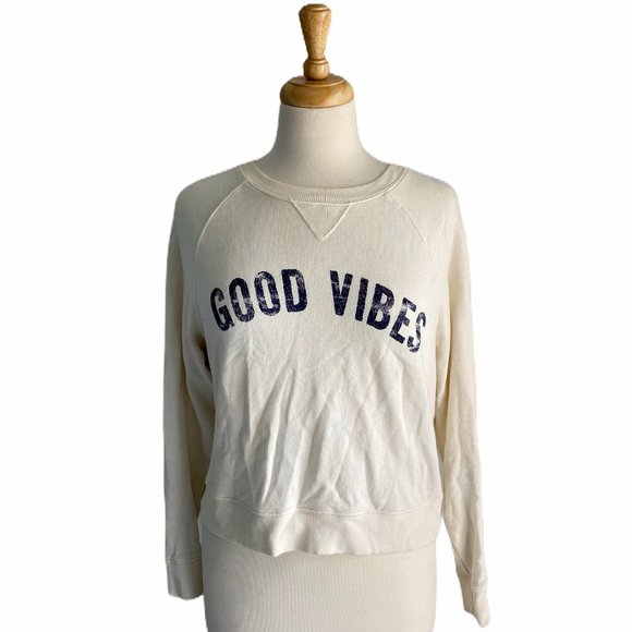 New Grayson/Threads Sweaters - New Grayson/Threads Women's Good Vibes Cropped Lon